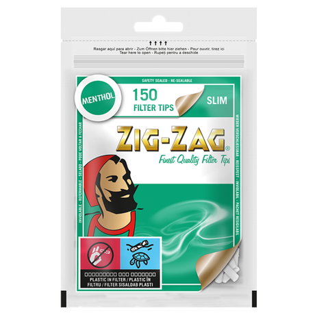 Zig Zag Menthol Slim Tips 150s