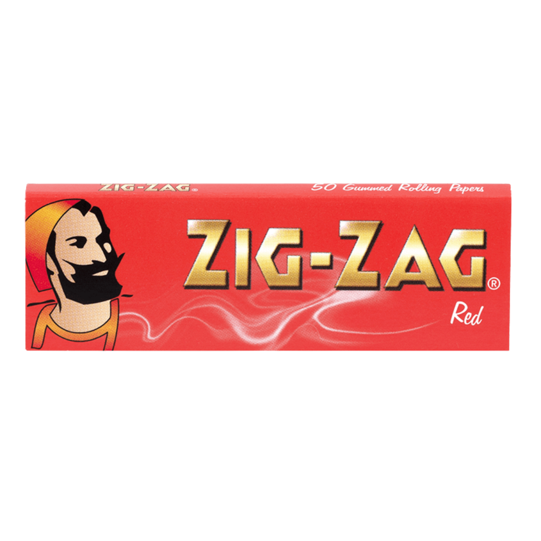 Zig Zag Red Regular Size Rolling Papers 50s