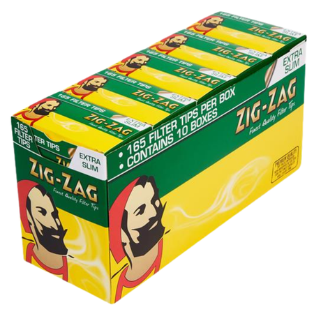 Zig Zag Extra Slim Filter Tips 165s x 10