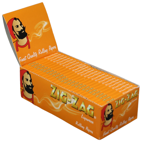 Zig Zag Liquorice Rolling Papers 50s Full Box of 50 Booklets