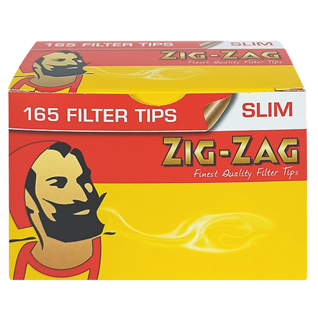Zig Zag Slim Loose Filter Tips 6mm (165 Tips per Box)