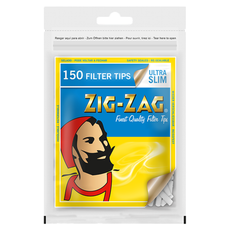 Zig Zag Ultra Slim Tips 5.3mm (150 Tips per Bag)